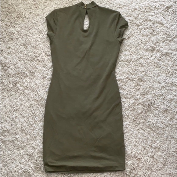 Army green Guess dress. - Picture 2 of 2